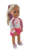 secondhand Our Generation By Battat 18” Fashion Doll, with American Girl Joss's Cheer Competition Outfit