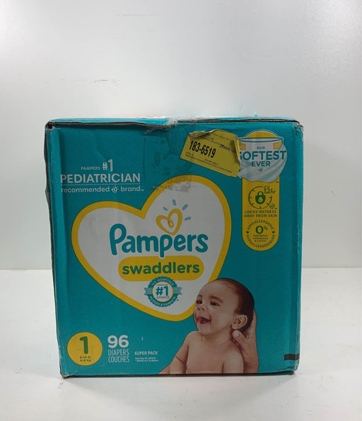 secondhand Pampers Swaddlers Diapers, Size 1