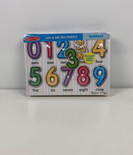 secondhand Melissa & Doug Lift & See Peg Puzzle, Alphabet