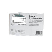 Shop 4moms Breeze Bassinet Sheet, Single, White Crosshatch at GoodBuy Gear