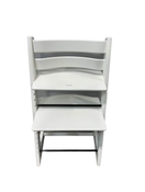 used Stokke Tripp Trapp High Chair with Baby Set and Tray, White, White