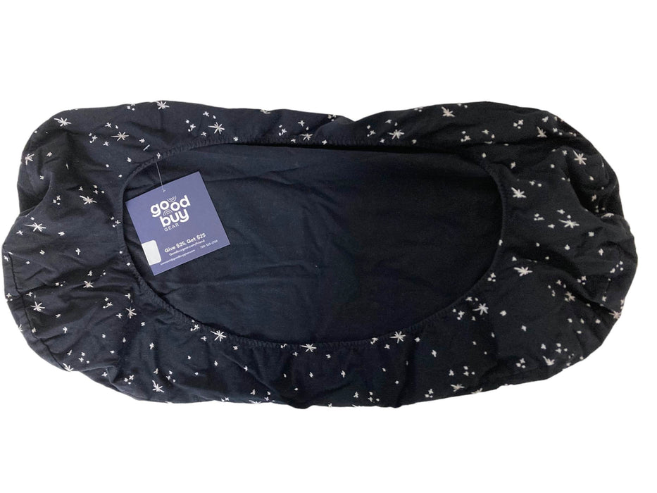 secondhand Happiest Baby SNOO Fitted Sheet, Charcoal Stars