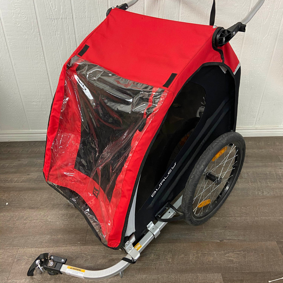 Burley Honey Bee Bike Trailer Stroller, Red - Main Image