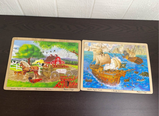 used Melissa & Doug Puzzle Bundle