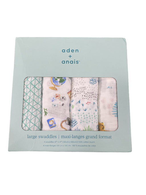 Shop Aden + Anais Cotton Muslin Swaddle, 4pk, Around The World at GoodBuy Gear
