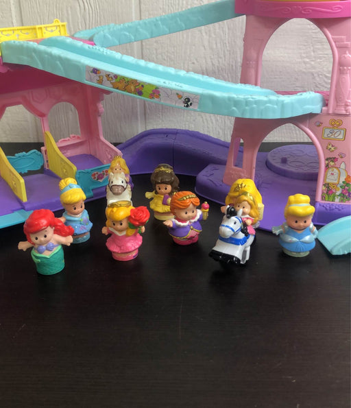 secondhand Fisher Price Little People Disney Princess Klip Klop Stable Play Set