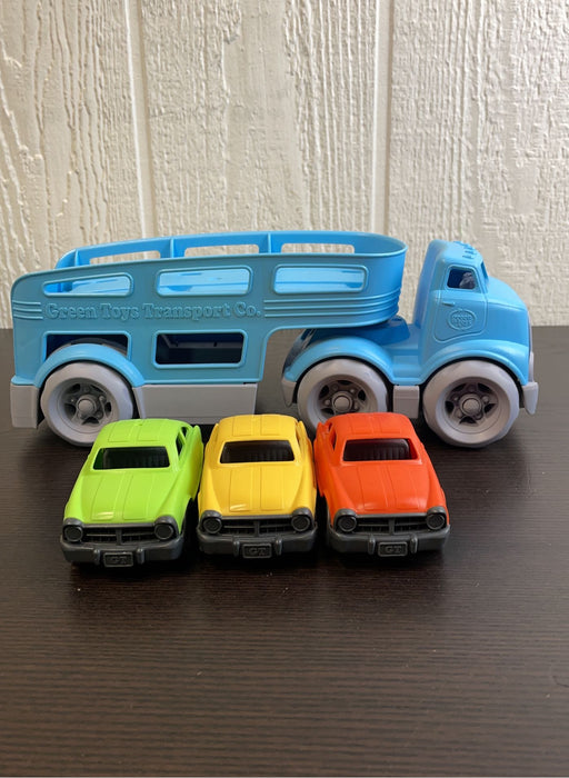 used Green Toys Car Carrier, Blue