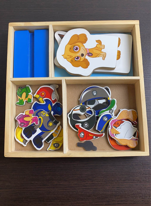 secondhand Nickelodeon Magnetic Play Set, Paw Patrol