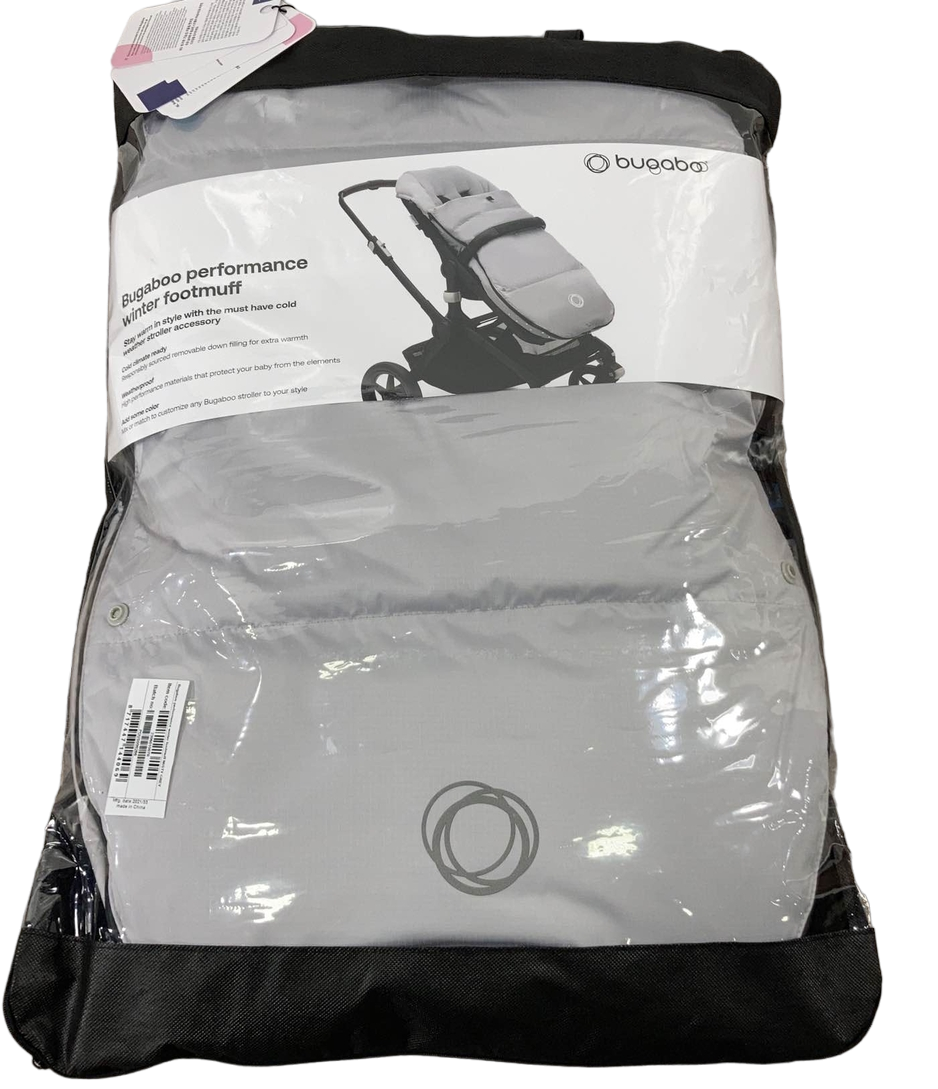 bugaboo performance winter footmuff Bugaboo Performance Winter Footmuff, Misty Grey — GoodBuy Gear