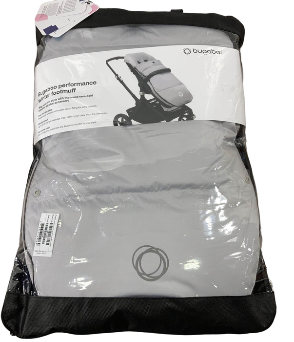 used Bugaboo Performance Winter Footmuff, Misty grey