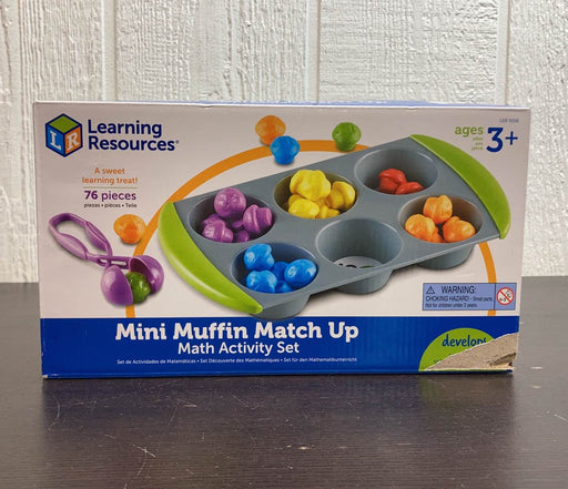 used Learning Resources Mini Muffin Match Math Game