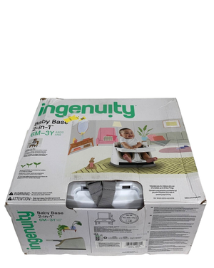 Ingenuity Peacock Blue Baby Base 2-in-1 Booster Feeding Seat