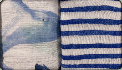 Shop Aden + Anais Essentials Cotton Muslin Swaddle, 2Pk, Seafaring at GoodBuy Gear