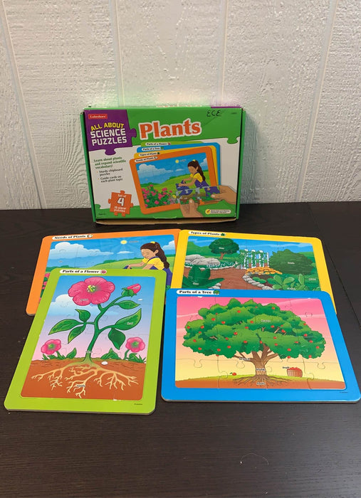 used Lakeshore All About Science Puzzles, Plants
