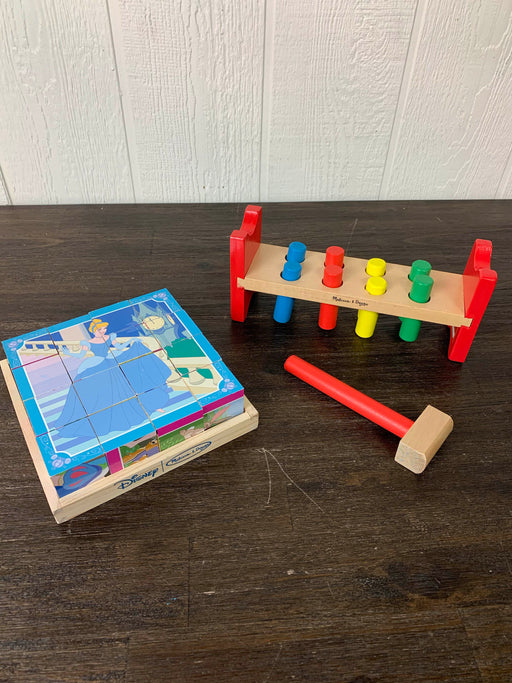 used BUNDLE Melissa & Doug Wooden Toys