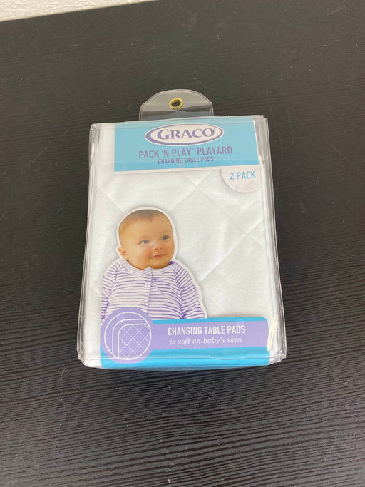 used Graco 2-Pack Changing Table Pad Cover