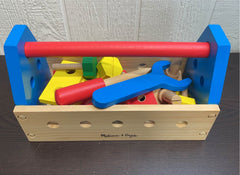 used Melissa & Doug Take-Along Tool Kit Wooden Toy