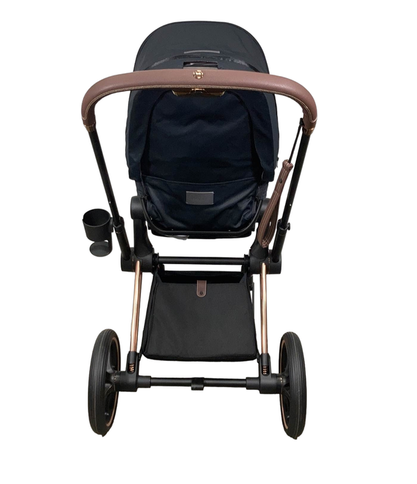 Cybex PRIAM Stroller, Rosegold, Deep Black, 2019