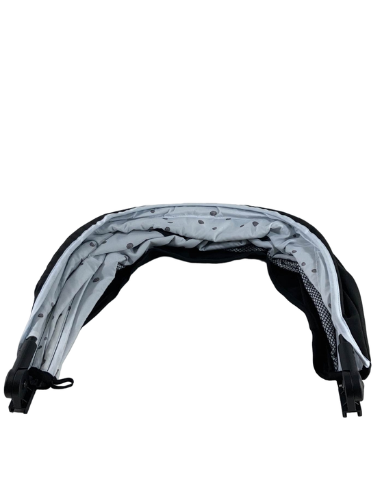 used Mockingbird Extendable Canopy without Sunshade, Black, Watercolor Drops