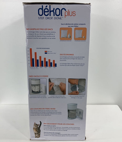 secondhand Diaper Dekor Plus Diaper Pail, Sky Blue