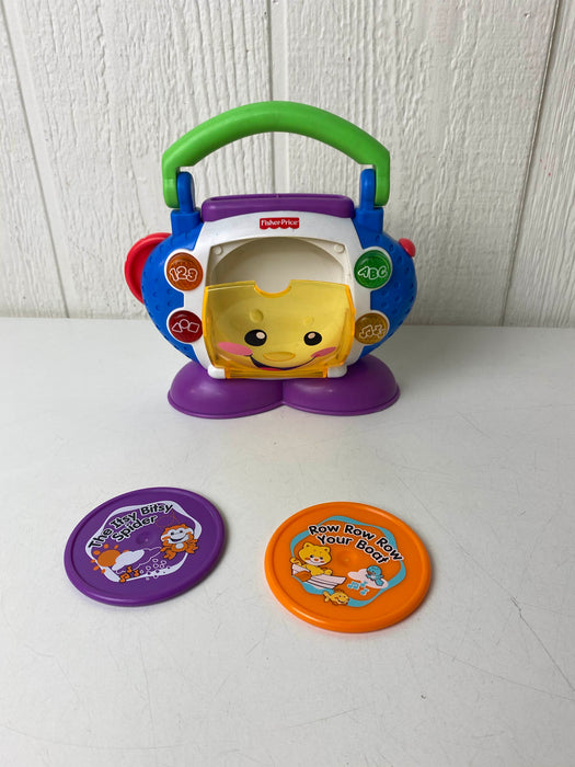 secondhand Fisher Price Laugh and & Learn Sing With Me Musical CD Player