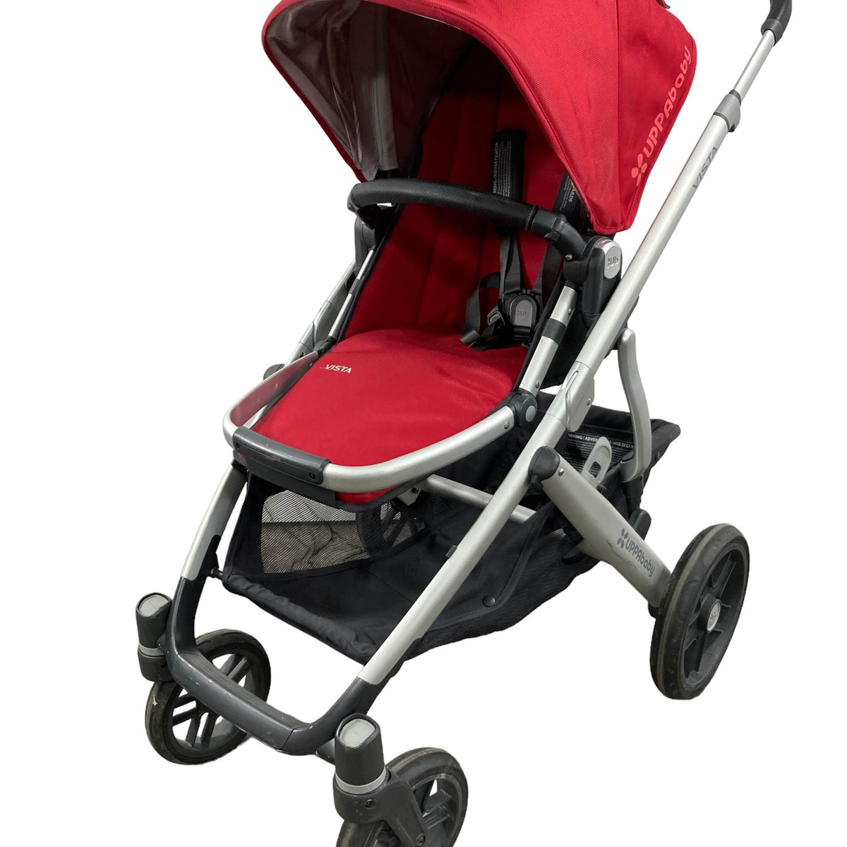 uppababy vista peso UPPAbaby VISTA Stroller, Denny (Red Melange), 2017