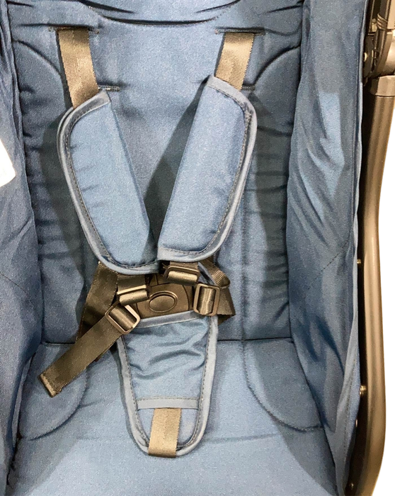 Mompush Lithe Double Stroller, 2022, Navy