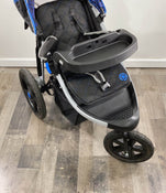 used Delta Children J Is For Jeep Cross-country All-terrain Jogging Stroller, 2017, Trek Blue Tonal, -Black & Blue