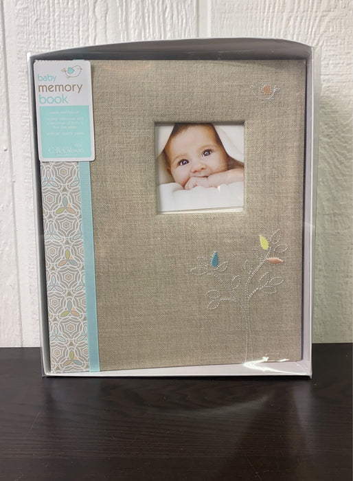 used C.R. Gibson Linen Tree Memory Book