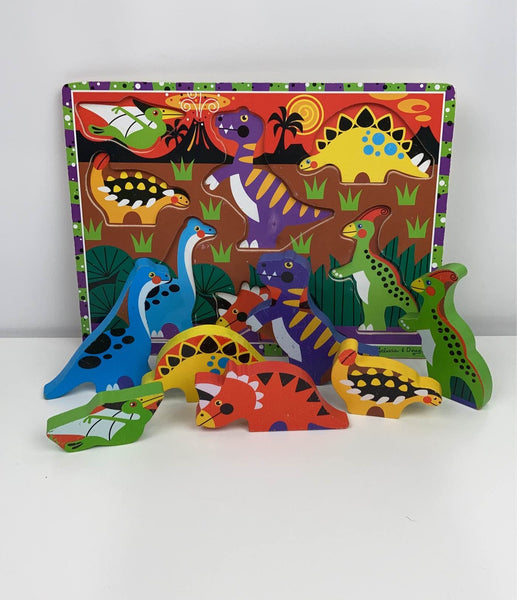 Melissa and doug sales chunky dinosaur puzzle