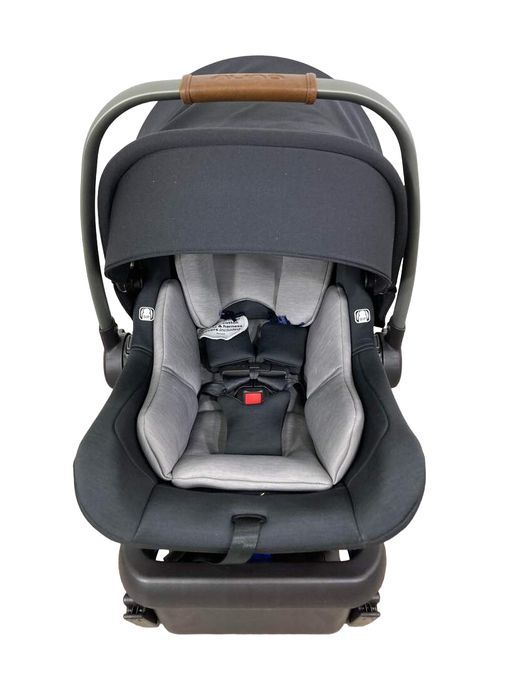 used Nuna Pipa Lite Infant Car Seat, Caviar, 2021