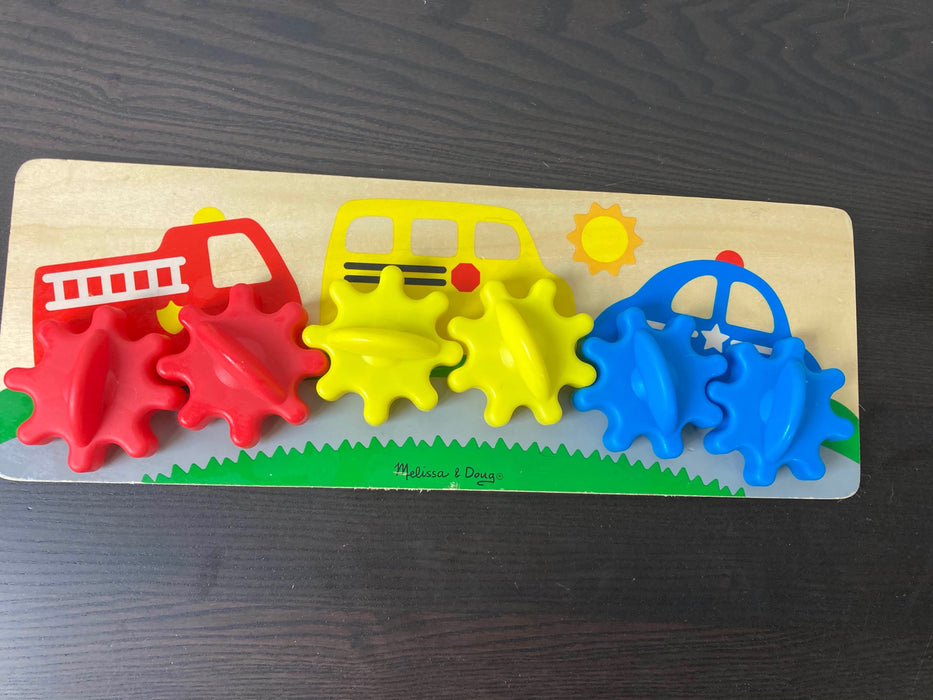 used Melissa & Doug Gear Puzzle