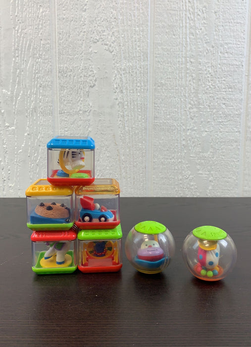 used Fisher Price Alphabet Peek A Blocks