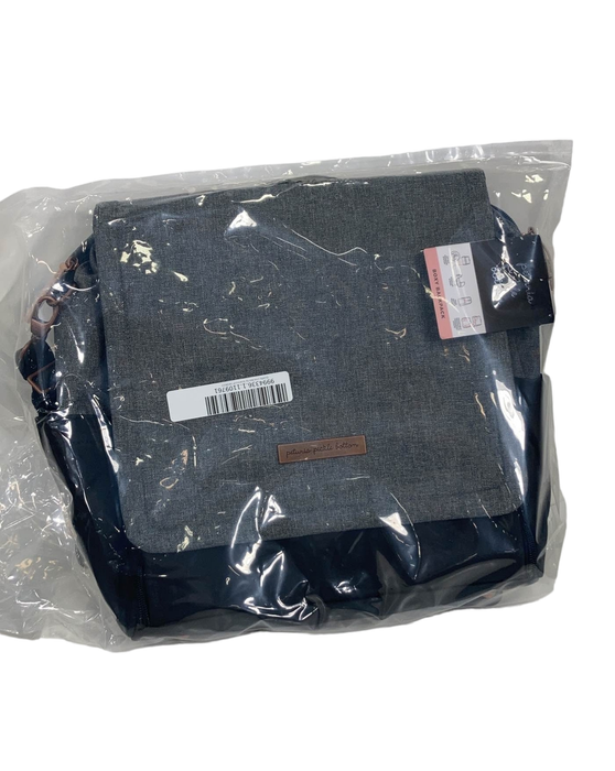 used Petunia Pickle Bottom Boxy Backpack Diaper Bag, Graphite Black