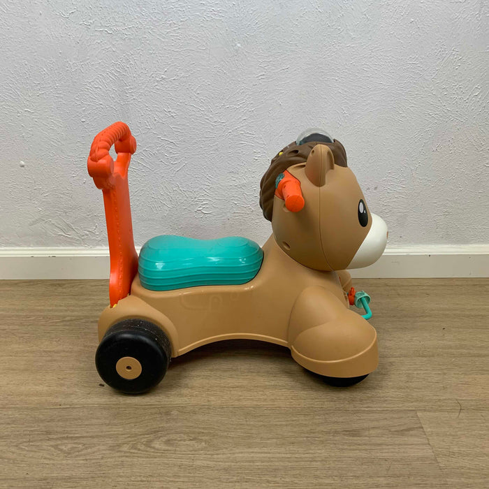 secondhand Fisher Price Walk Bounce & Ride Pony