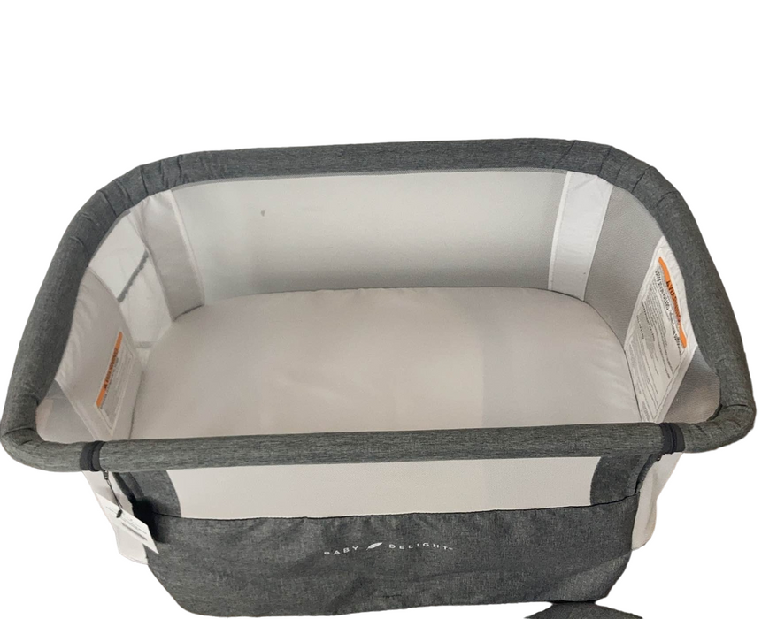 secondhand Baby Delight Beside Me Dreamer Bassinet & Bedside Sleeper, Charcoal Tweed