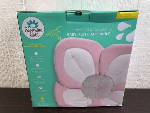 secondhand Blooming Bath Baby Bath Lotus, Pink-White-Grey