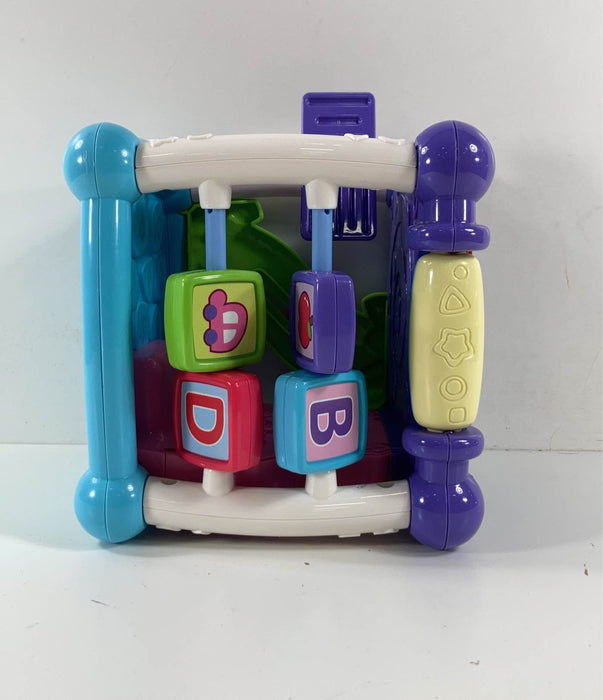 secondhand VTech Busy Learners Activity Cube, Purple