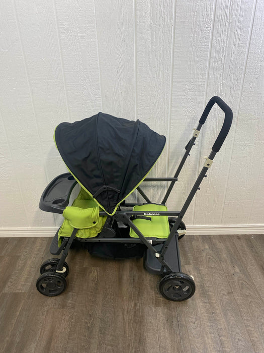 secondhand Joovy Caboose Graphite Stand-On Tandem Stroller, 2019, Appletree