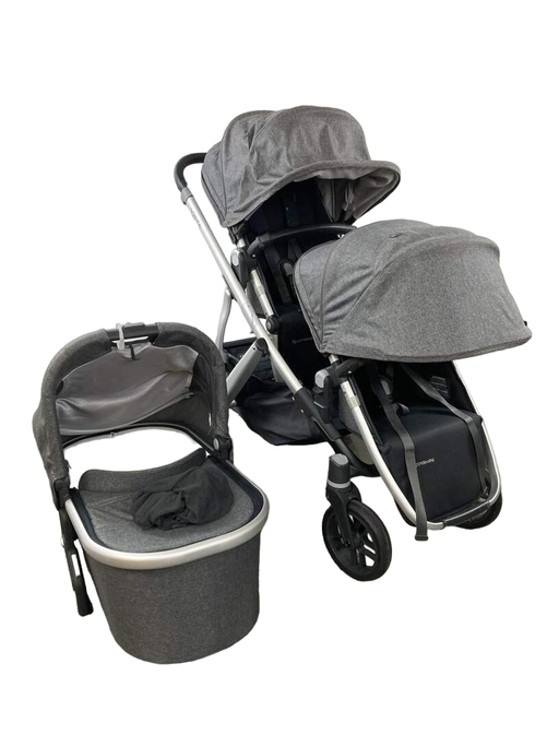 used UPPAbaby VISTA V2 Double Stroller, 2020, Jordan (Charcoal Melange)