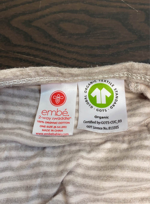 Shop Embe 2-Way Swaddle Blanket, Grey Stripe at GoodBuy Gear