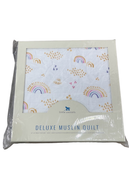 Shop Little Unicorn Deluxe Muslin Quilted Throw, Rainbow at GoodBuy Gear