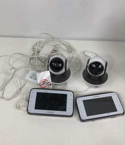 secondhand Motorola MBP854CONNECT Wi-Fi Video Baby Monitor, with Additional Parent Unit