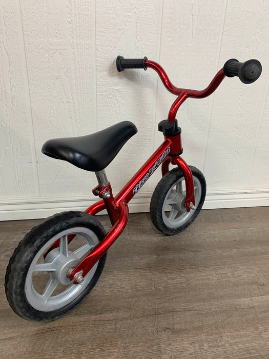 secondhand Chicco Red Bullet Balance Bike