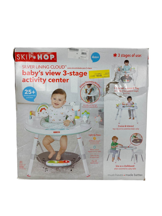 used Skip Hop Silver Lining Cloud Baby's View Activity Center