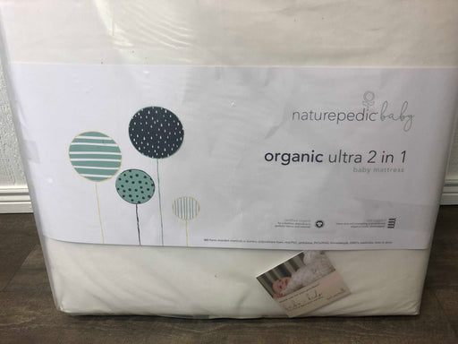 secondhand Naturepedic Organic Breathable Ultra 2-Stage Mattress