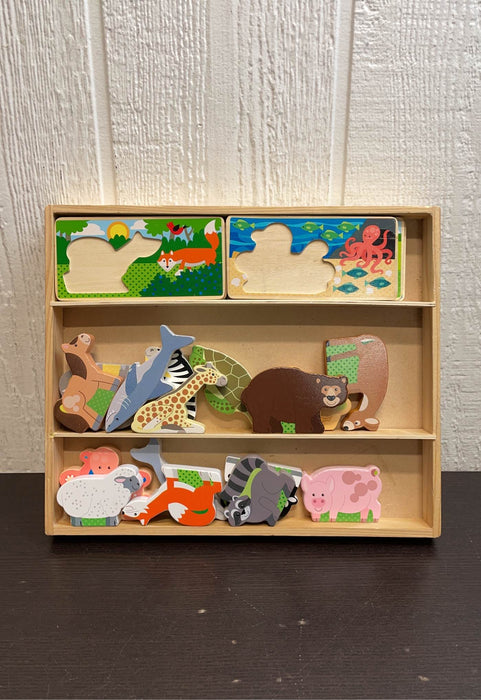 used Melissa & Doug Animal Picture Boards