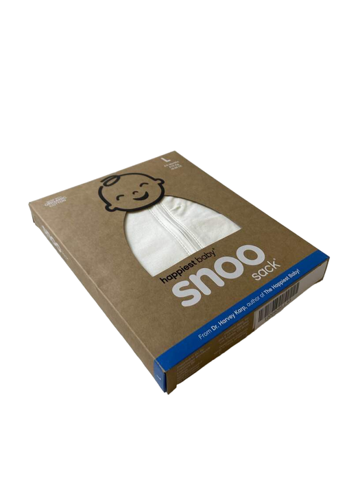 secondhand Happiest Baby SNOO Sack, Large (18-25 lbs), Ivory