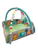 secondhand Bright Starts 5-in-1 Your Way Ball Play Activity Gym, Green