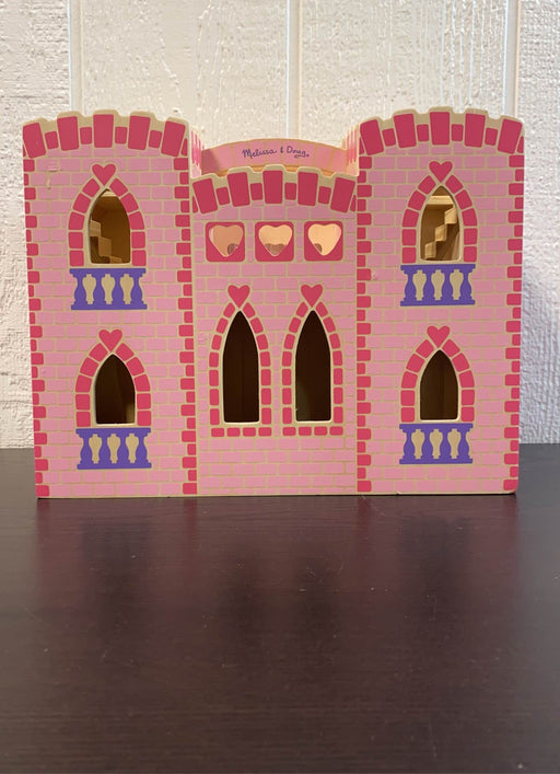 used Melissa & Doug Fold & Go Wooden Princess Castle